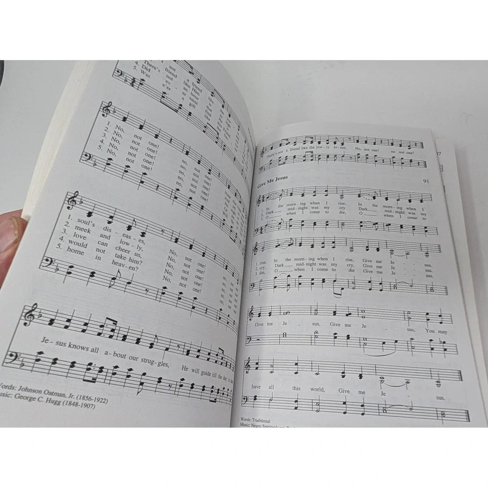 Vintage 1993 Lift Every Voice And Sing II African American Hymnal HC Red Church